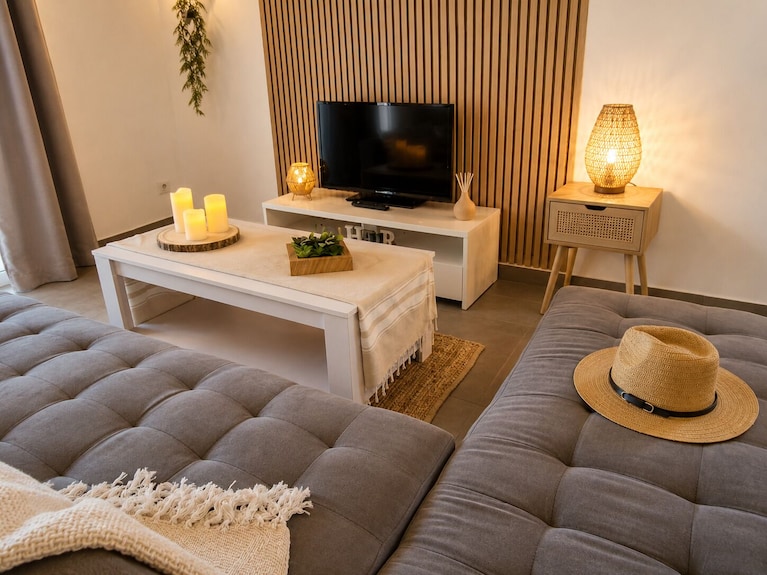 Apt F3 Vue Imprenable Mer Et Montagne - Plage De Ghisonaccia