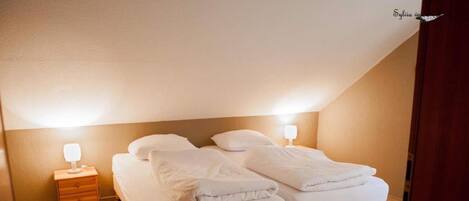 Apartamento (Upstairs Apartment) | Ropa de cama hipoalergénica, escritorio, cortinas opacas