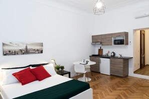 Studio | Bügeleisen/Bügelbrett, kostenlose Babybetten, kostenloses WLAN