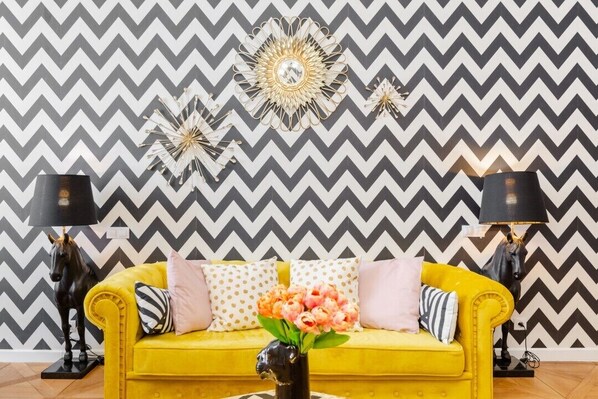 Design Apartment | Living area | LED TV, Netflix