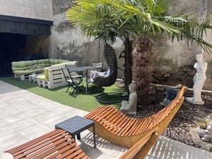 Terrace/patio - Gite l'occitan 6 people (autignac)