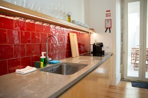 Appartement Premium, 2 chambres, vue cour intérieure (1E) | Cuisine privée