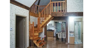 Villa (Pegasus) | Living area | Flat-screen TV, heated floors