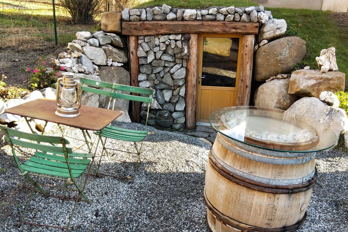 Family Quadruple Room, 2 Double Beds, Mountain View (Mine des Cristaliers) | Terrace/patio