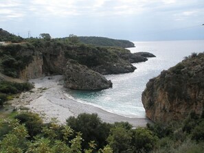 Liegestühle, Strandtücher