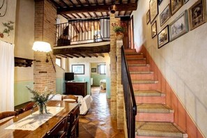 Apartment, 2 Bedrooms | Living area | Flat-screen TV - Podere Cunina (Buonconvento)