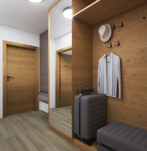 房內夾萬、獨特設計、獨特裝修、手提電腦工作空間