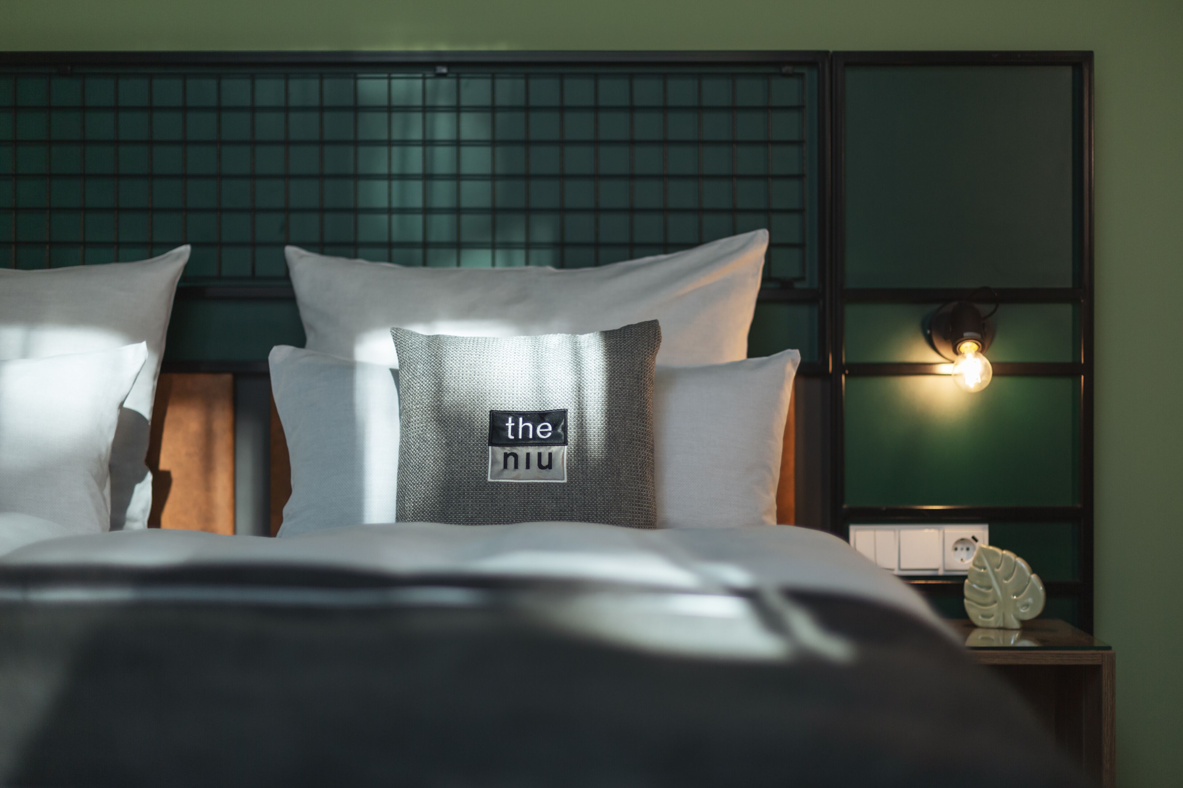 hypo-allergenic bedding, in-room safe, individually decorated