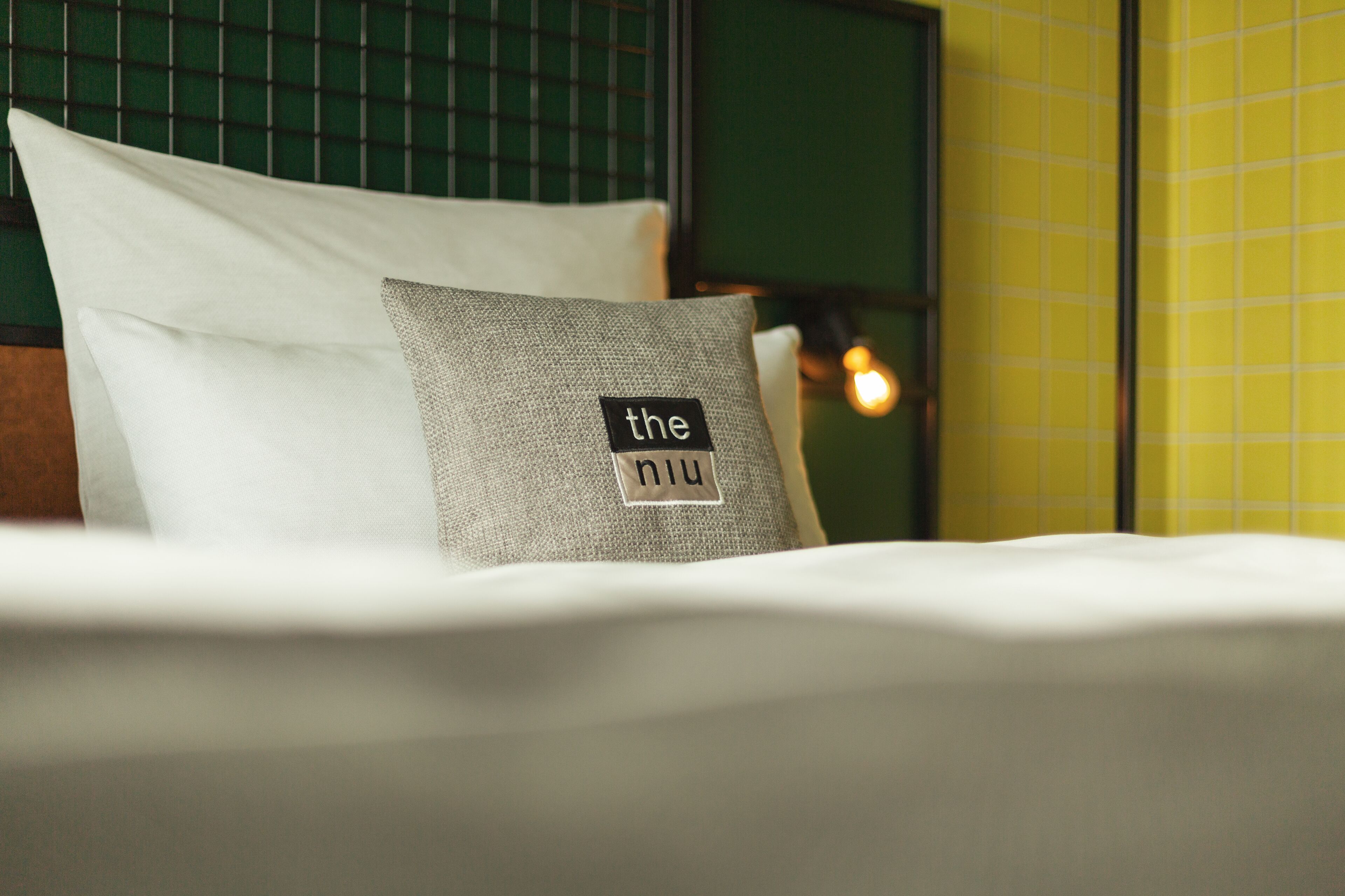 hypo-allergenic bedding, in-room safe, individually decorated