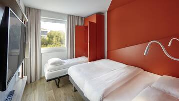 Standard Double Room (Family) | Hypo-allergenic bedding, blackout curtains, soundproofing, free WiFi