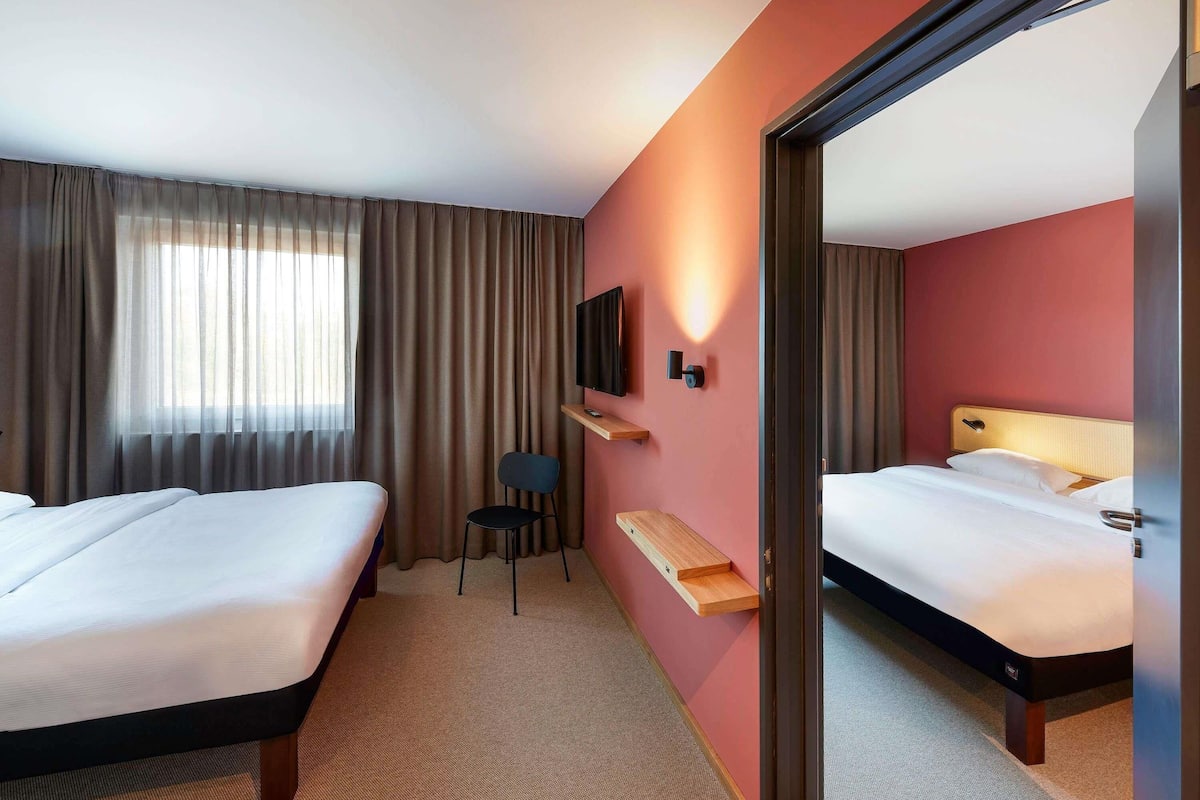 Standard Suite, 2 Double Beds, Connecting Rooms (Family) | Desk, blackout drapes, soundproofing, free WiFi