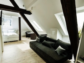 Studio (Haus Burgchaussee - Stadt-Apartment) | Trang trí khác biệt, nôi/giường cho trẻ sơ sinh (phụ phí)