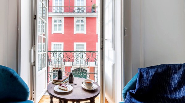 Chambre Romantique | Vue depuis le balcon