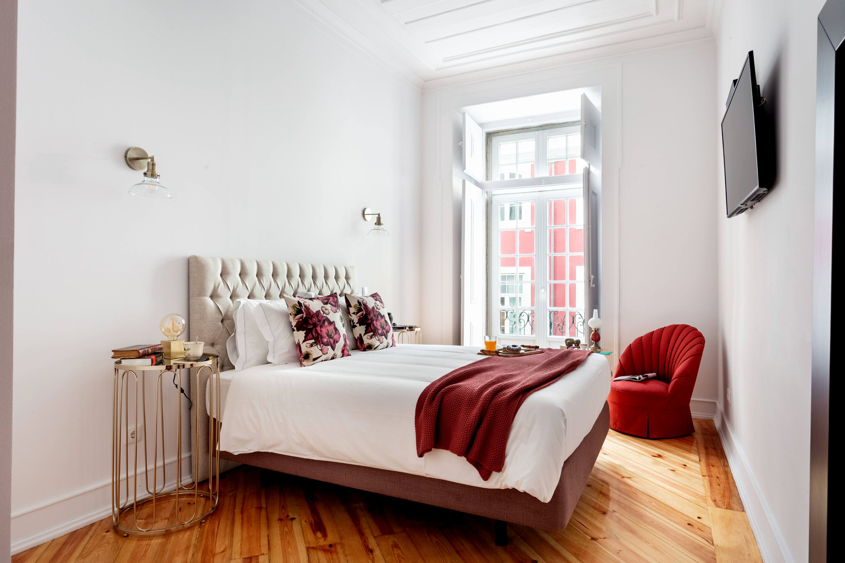 Deluxe-Doppelzimmer | Hochwertige Bettwaren, Betten mit Memory-Foam-Matratzen