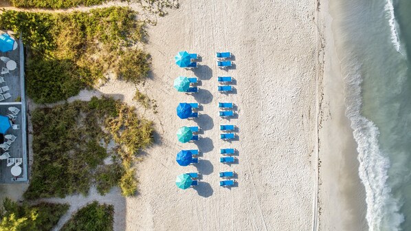 On the beach