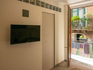 Superior-Dreibettzimmer, Küche, Stadtblick (104) | Ausblick vom Zimmer