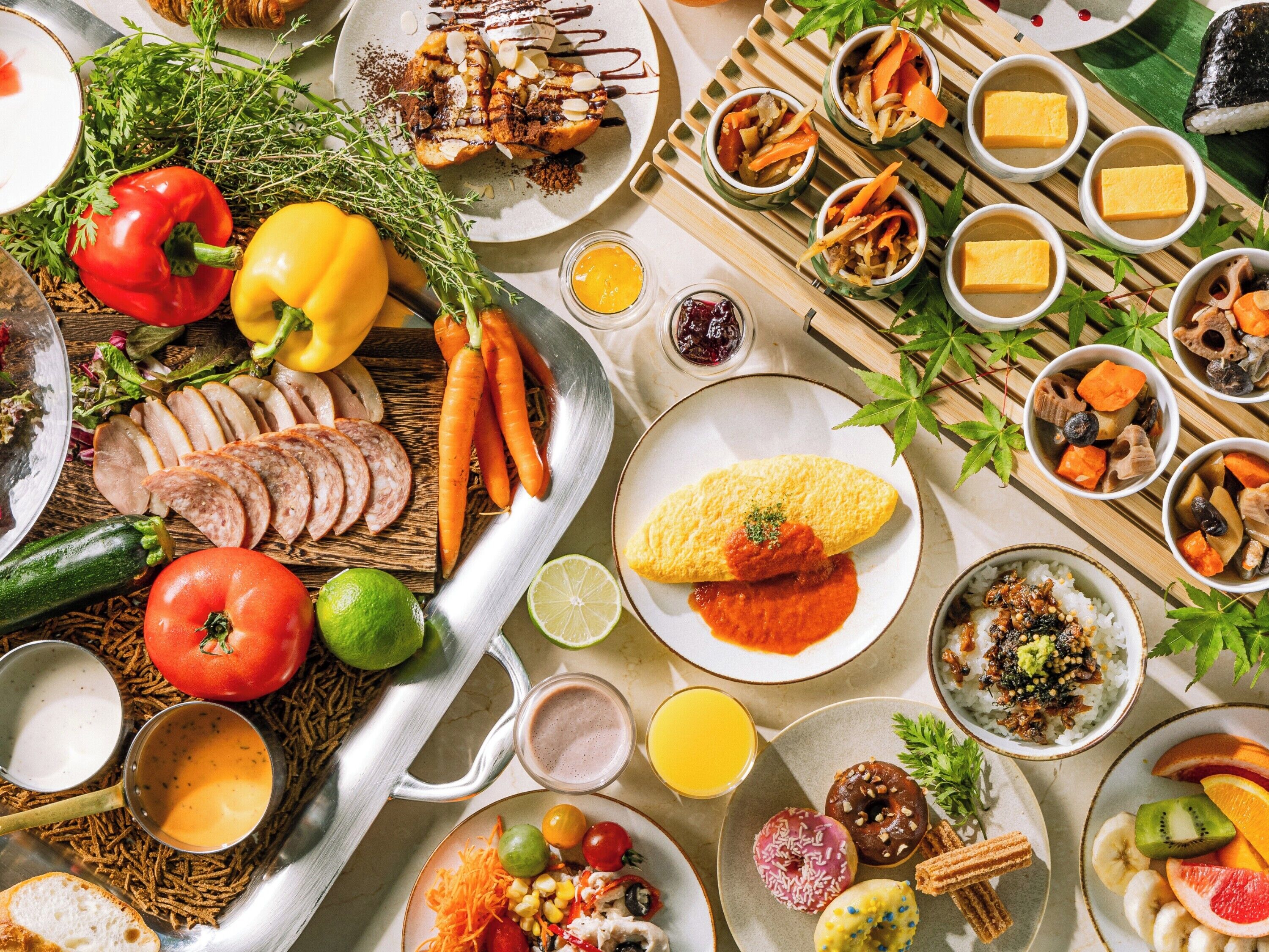 Desayuno buffet (JPY 4000 por persona) 