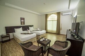 In-room safe, soundproofing, iron/ironing board, rollaway beds