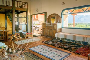 Villa | Living area | Flat-screen TV - Gorgeous Stone Cottage by the sea (Chania)