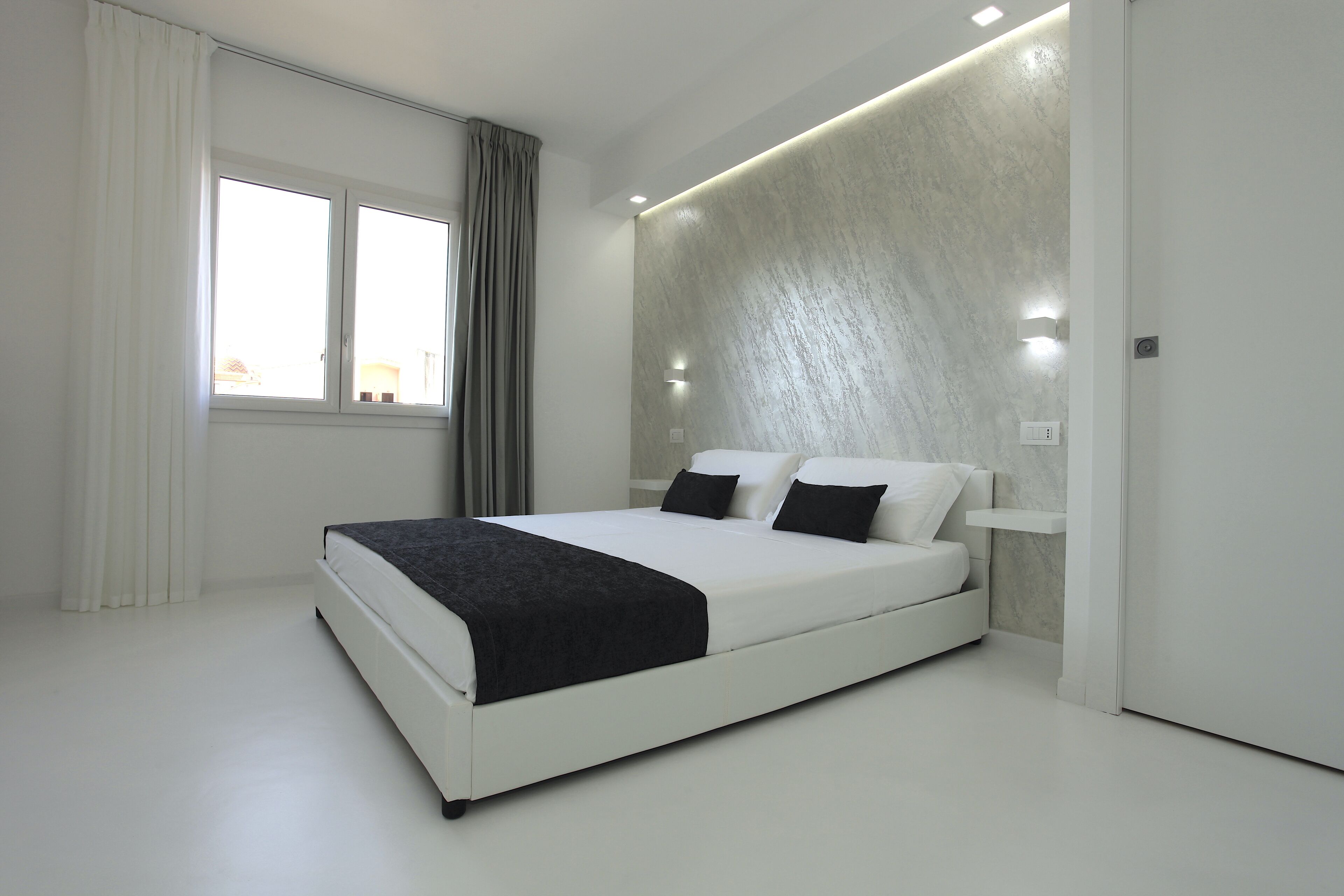 Egyptian cotton sheets, premium bedding, memory-foam beds, minibar