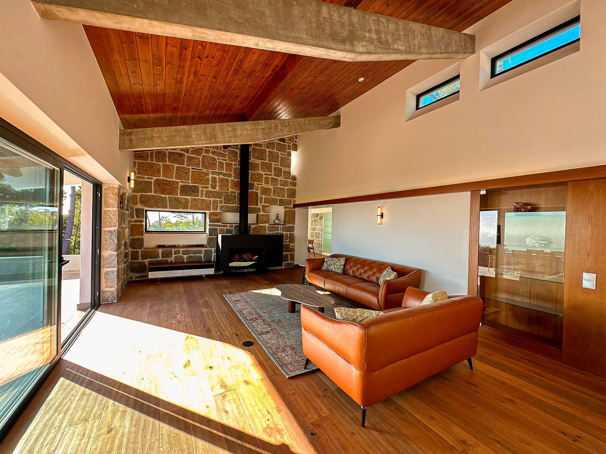 Luxury country house, 2 bedrooms, sea view (Panorama Residence) | Living area