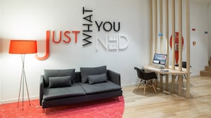 Sitzecke in der Lobby