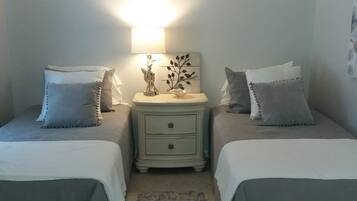 Individually decorated, individually furnished, iron/ironing board