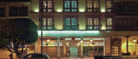 Front of property – evening/night