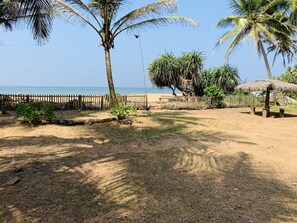 Private beach