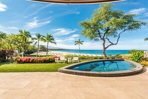 Deluxe Condo, 4 Bedrooms, Balcony, Beach View | Beach/ocean view