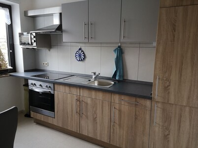 In the heart of the Hochsolling, quiet renovated apartment with terrace 