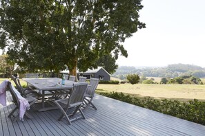 Farmhouse, 3 Bedrooms, 2 Bathrooms | Terrace/patio - Your Luxury Escape - Bhadra Farmhouse (Brooklet)