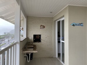 Property grounds - Apartment facing the sea - Praia Grande (Ubatuba)
