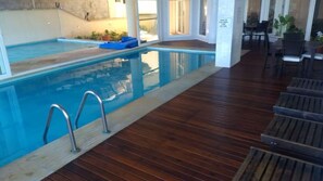 Indoor pool, outdoor pool