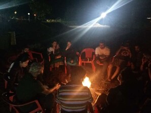 Front of property - evening/night - Pawana Tent Camping (Mawal)