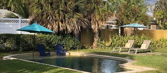 DESIRED East Delray Beach Pool Home, Sleeps 6, Close to Beach & Atlantic Avenue