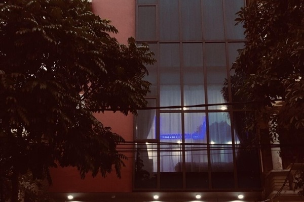 Front of property – evening/night