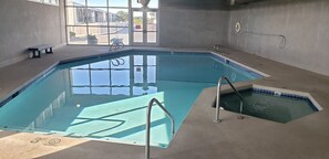 Indoor pool, a heated pool