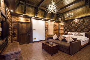 Premium bedding, down comforters, pillowtop beds, blackout drapes