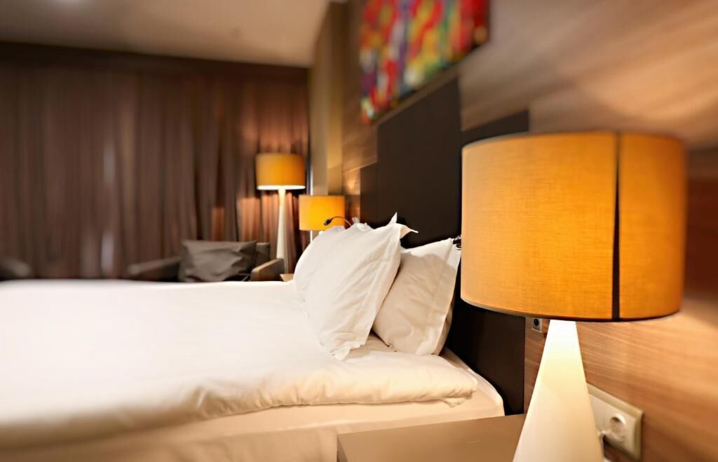 Down duvets, minibar, in-room safe, desk