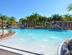 House | Pool | Outdoor pool - Paradise Palms Resort 4 Bedroom 3 Bath Town Home With Splash Pool (Kissimmee)