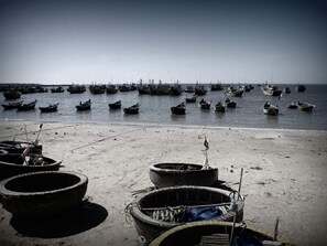 Sun loungers, beach towels