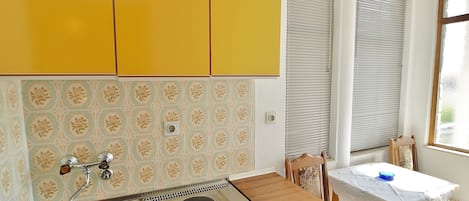 Cuisine privée | Réfrigérateur, surface de cuisson, cafétiÚre à espresso