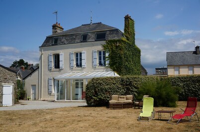 Apartamento con vista al mar en casa de carácter