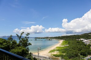 Utsikt mot havet/stranden
