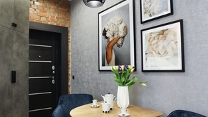 Standard Apartment (1) | 1 bedroom, soundproofing, iron/ironing board (on request), WiFi (free) - Allurapart Andersen (Kyiv)