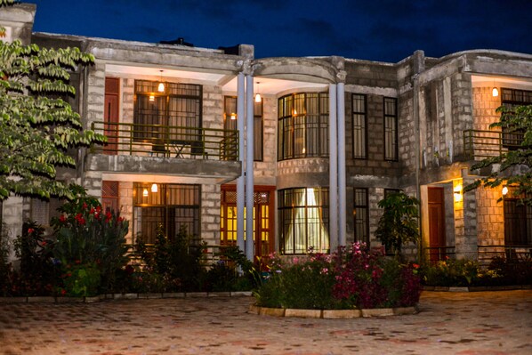 Front of property - evening/night - Burka Coffee Lounge (Arusha)