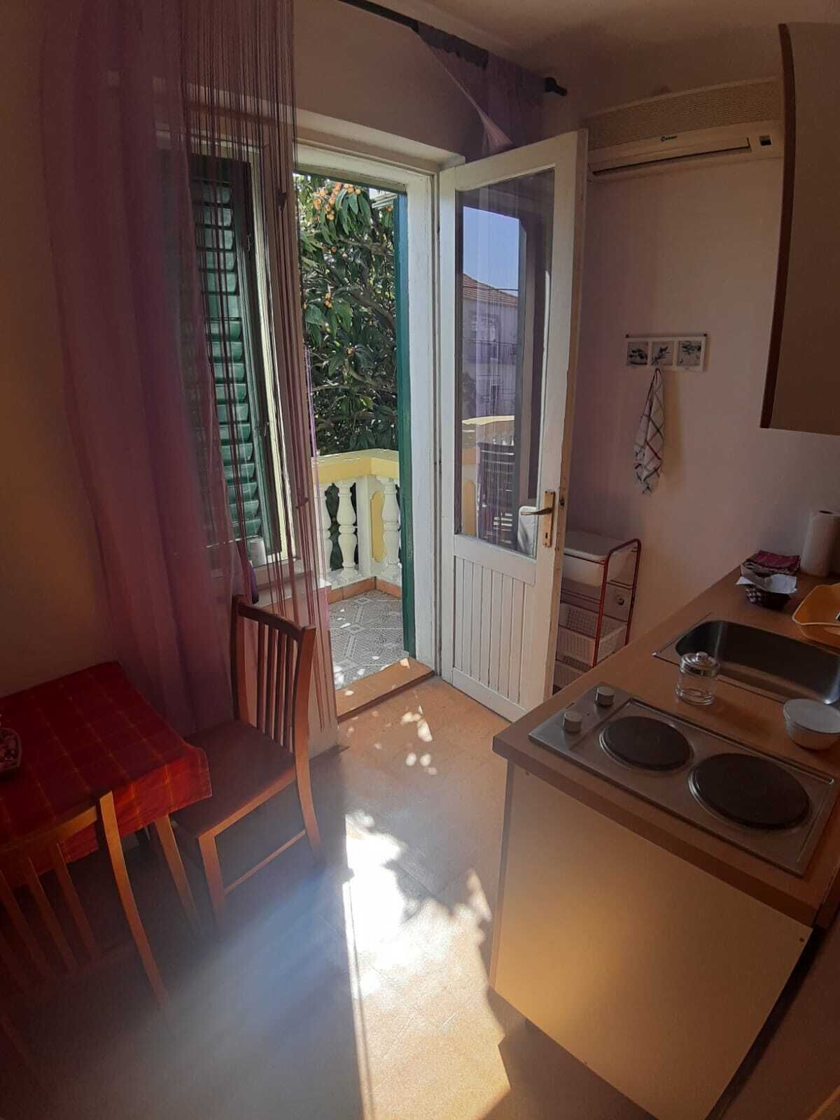 Family Apartment, 2 Bedrooms, Smoking, Kitchen | Private kitchenette | Mini-fridge, stovetop, cookware/dishes/utensils, paper towels