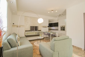 Apartment, Terrace | Living area | Flat-screen TV