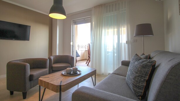 Apartment (Split Level) | Living area | Flat-screen TV - Andi (Novigrad)